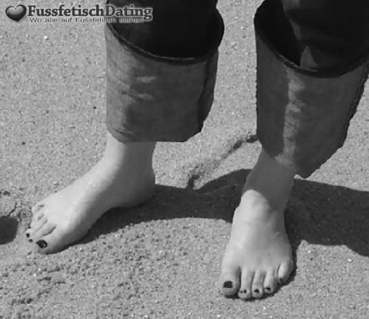 Ich laufe gern barfuß herum